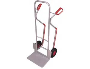 Taczka aluminiowa z płozami i dużą łopatą 480 mm x 300 mm