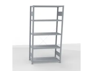 Regał półkowy ocynkowany, szerokość 1000 mm, sekcja podstawowa