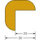 Magnetyczna osłona narożna - kątownik 30/30 - 2