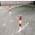 Słupek parkingowy kwadratowy stacjonarny, do przykręcania