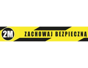Taśma: Zachowaj bezpieczną odległość