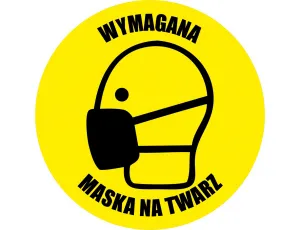 Wymagana maska na twarz