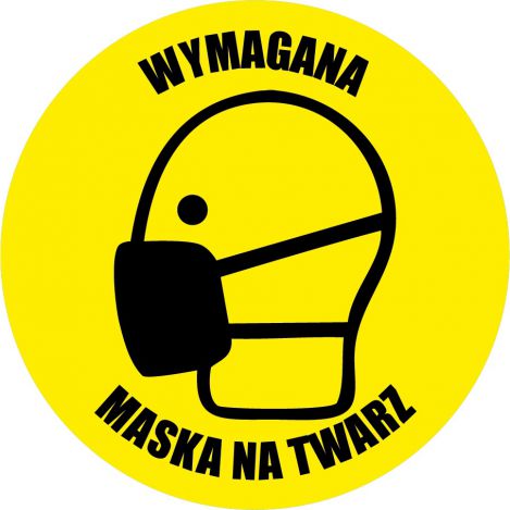 Wymagana maska na twarz